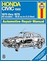 Honda Civic 1500 CVCC, 1975-79 (Haynes Repair Manuals) Honda Civic 1500 CVCC, 1975-79 (Haynes Repair Manuals)