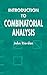 Introduction to Combinatorial Analysis (Dover Books on Mathematics)