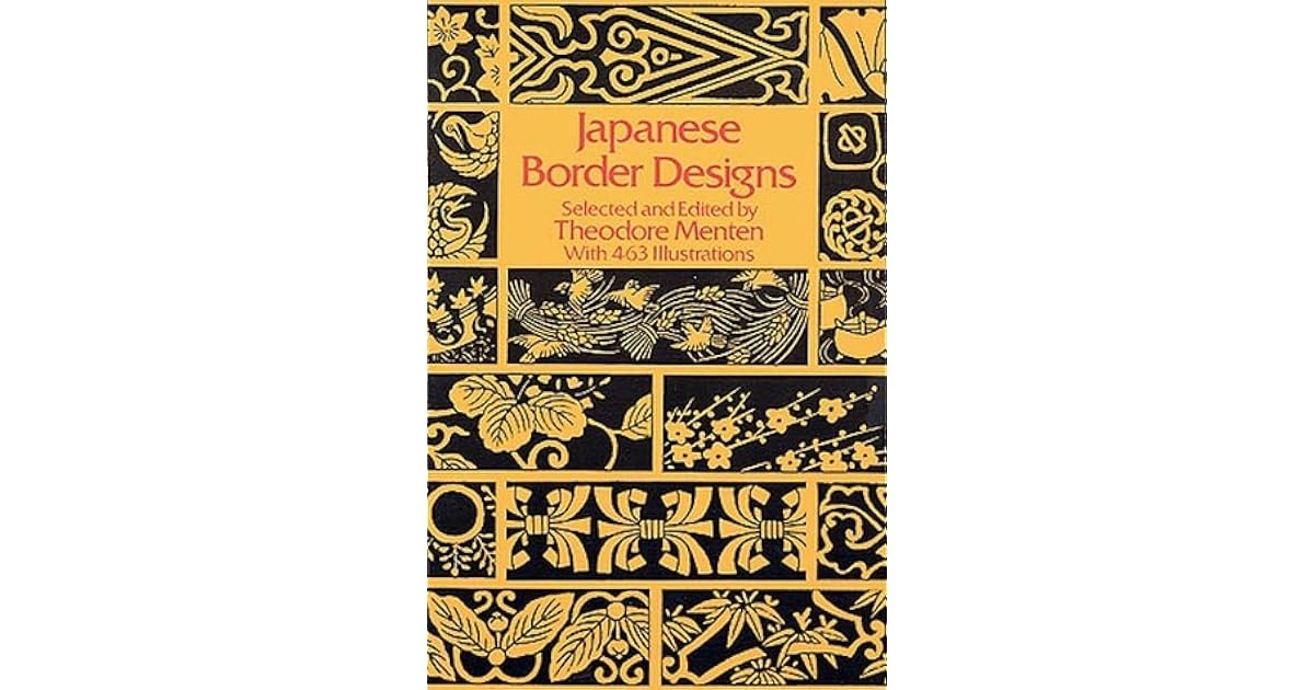 Japanese Border Designs by Theodore Menten