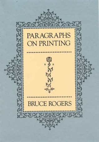 Paragraphs on Printing