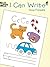 I Can Write Coloring Book (Dover Kids Coloring Books)