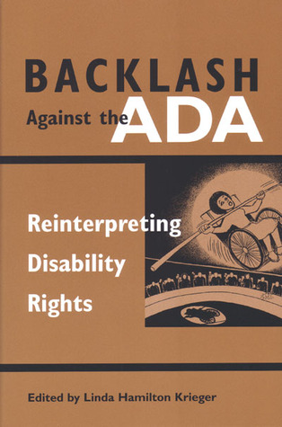 Backlash Against the ADA: Reinterpreting Disability Rights (Corporealities, Discourses of Disability)