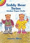 Teddy Bear Twins Sticker Paper Doll