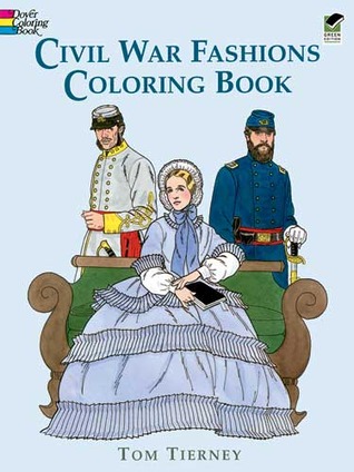 Civil War Fashions Coloring Book (Paperback)