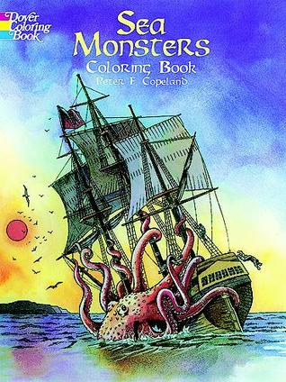 Sea Monsters Coloring Book (Paperback)