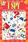 I Spy Readers Collection: 4 Picture Riddle Books: I Spy Funny Teeth / I Spy a Dinosaur's Eye / I Spy a School Bus / I Spy a Scary Monster