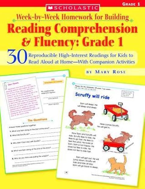 Week-by-Week Homework for Building Reading Comprehension & Fluency: Grade 1 (Week-by-Week Homework For Building Reading Comprehension and Fluency)