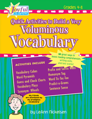 Joyful Learning: Quick Activities T O Build A Very Voluminous Vocabular