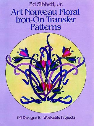 Art Noveau Floral Iron-On Transfer Patterns