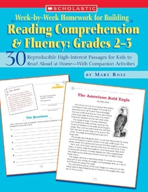 Week-By-Week Homework for Building Reading Comprehension & Fluency: Grades 2-3: 30 Reproducible High-Interest Passages for Kids to Read Aloud at Home--With Companion Activities (Week-By-Week Homework for Building Reading Comprehension and)