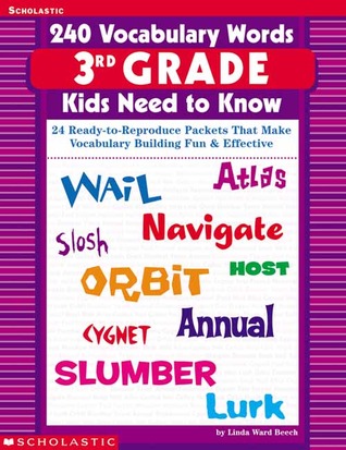 240 Vocabulary Words 3rd Grade Kids Need To Know: 24 Ready-to-Reproduce