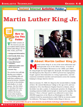 instant Internet Activities Folder: Martin Luther King, Jr.