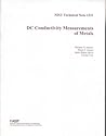 DC Conductivity Measurements of Metals