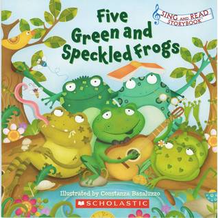 Five Green and Speckled Frogs (Paperback)