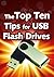 The Top Ten Tips for USB Flash Drives (Kindle Edition)