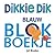 Dikkie Dik Blauw blokboekje
