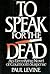 To Speak for the Dead (Jake Lassiter, #1)