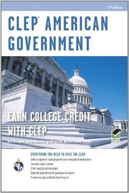 CLEP® American Government Book + Online (CLEP Test Preparation)