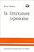 La Littérature japonaise