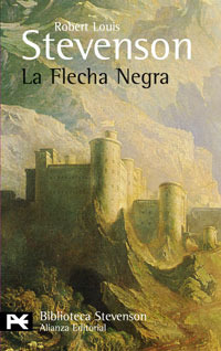 Portada de La flecha negra, de Robert Louis Stevenson