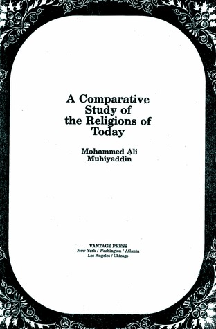 A Comparative Study of the Religions of Today (Hardcover)