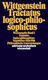 Tractatus logico-philosophicus. Tagebücher 1914–1916. Philosophische Untersuchungen