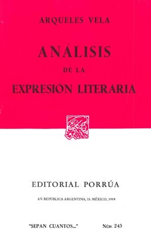 Análisis de la Expresión Literaria. (Sepan Cuantos, #243)
