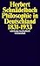 Philosophie in Deutschland 1831-1933