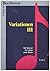 Variationen III für klavier. Urtext (Music Scores)