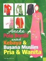 Aneka Pola Bordir untuk Kebaya  Busana Muslim Pria