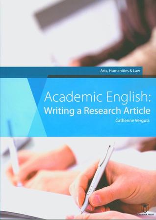 Academic English: Writing a Research Article - Arts, Humanities & Law