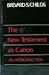 The New Testament As Canon:...