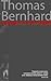 Wymazywanie by Thomas Bernhard