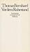Vor dem Ruhestand. Eine Komödie von deutscher Seele by Thomas Bernhard