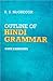 Outline of HIndi Grammar With Exercises