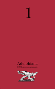 Adelphiana. Pubblicazione permanente n. 1 (Paperback)