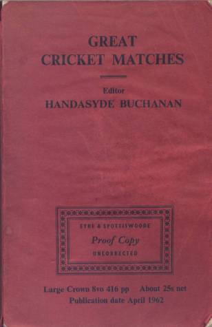 Great Cricket Matches