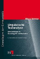 Linguistische Textanalyse: Eine Einführung in Grundbegriffe und Methoden (Paperback)