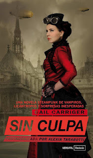 Portada de Sin culpa, de Gail Carriger