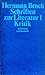 Schriften zur Literatur 1: Kritik
