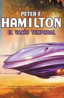 Portada de El Vacío temporal, de Peter F. Hamilton