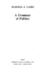 A Grammar Of Poli...