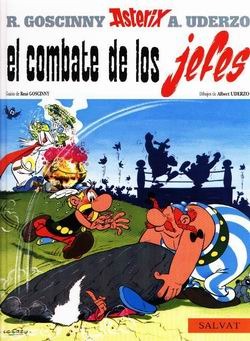 Portada de El combate de los jefes, de René Goscinny