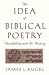 The Idea of Biblical Poetry...