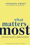 What Matters Most...