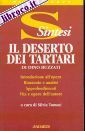 Sintesi Il deserto dei tartari (Paperback)