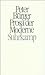 Prosa der Moderne by Peter Bürger