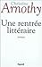 Une rentrée littéraire