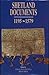 Shetland Documents 1195 - 1579