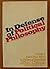 In Defense of Political Philosophy by Jeffrey H. Reiman